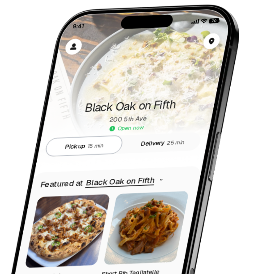 Black Oak on Fifth app preview